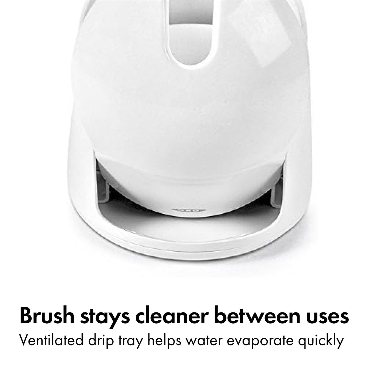 Compact Toilet Brush | Firm bristles for effective cleaning, comfortable non-slip handle, compact storage