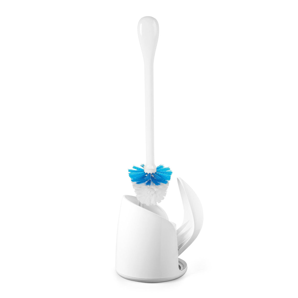 Compact Toilet Brush | Firm bristles for effective cleaning, comfortable non-slip handle, compact storage