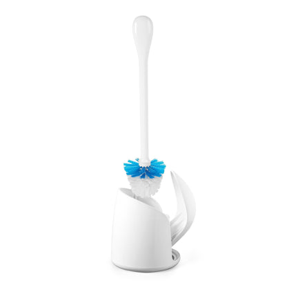 Compact Toilet Brush | Firm bristles for effective cleaning, comfortable non-slip handle, compact storage